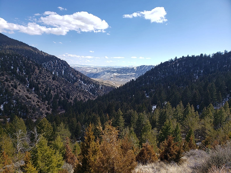 The Montana countryside